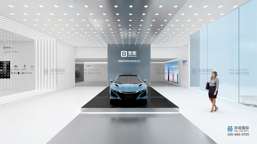 深圳寶能汽車新能源展館設計